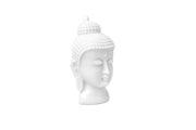 Hand-Carved Marble Buddha Head Sculpture Stone Craft