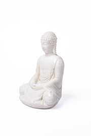 Hand-Carved Marble Buddha Statue