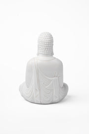 Hand-Carved Marble Garden Buddha Statue
