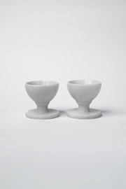 Hand-Carved Marble Diya Stand Stone