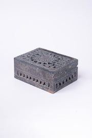 Hand-Carved Soapstone Jewellery Box