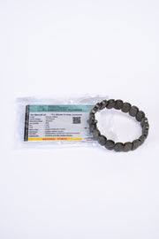 Natural Pyrite Stone Tile Bracelet Handcrafted Crystal Jewellery