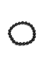 Natural Black Tourmaline Stone Bracelet Lab Certified Crystal Jewellery
