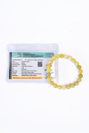 Natural Serpentine Stone Bracelet Lab Certified Crystal Jewellery