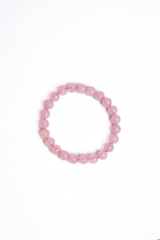 Natural Rose Quartz Crystal Bracelet Lab Certified Crystal Jewellery