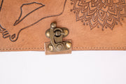 Seven Chakra Leather Journal Handcrafted Leather