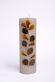 Handmade Lavender Pillar Candle Handcrafted Candle · Lavender Scented · Long Burn · Matte Finish