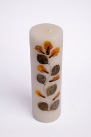 Handmade Lavender Pillar Candle Handcrafted Candle · Lavender Scented · Long Burn · Matte Finish