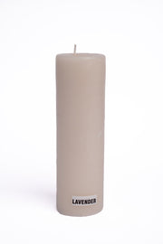 Handmade Lavender Pillar Candle Handcrafted Candle · Lavender Scented · Long Burn · Matte Finish
