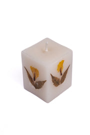 Handmade Lavender Square Candle Handcrafted Candle