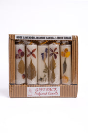 Handmade Botanical Scented Candle Gift Set