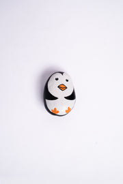 Hand-Painted Penguin Stone Magnet Hand-Painted Pebble · Fridge Magnet · Handmade