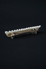 Hand-Carved Marble Leaf Hair Clip Stone Jewellery