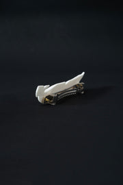 Hand-Carved Marble Bird Barrette Hair Clip Stone Jewellery · Pure White Marble · Handcrafted