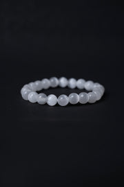 Natural Selenite Crystal Bracelet Lab Certified Crystal Jewellery
