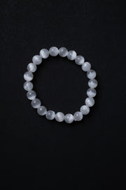 Natural Selenite Crystal Bracelet Lab Certified Crystal Jewellery