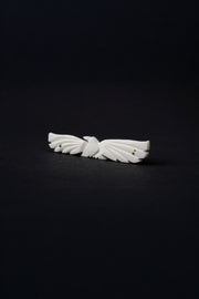 Hand-Carved Marble Bird Wing Hair Clip Stone Jewellery