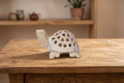 Hand-Carved Stone Turtle Figurine Stone Craft