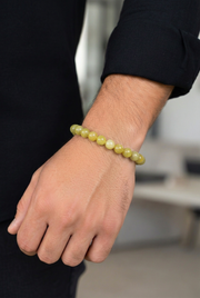 Natural Serpentine Stone Bracelet Lab Certified Crystal Jewellery