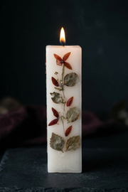 Handmade Champa Square Pillar Candle Handcrafted Candle