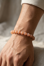 Natural Sunstone Crystal Bracelet Lab Certified Crystal Jewellery